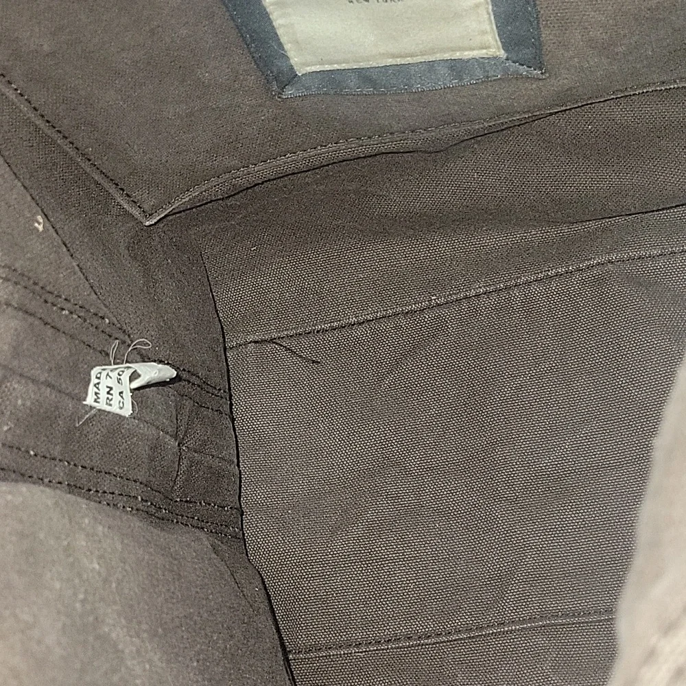 Abercrombie & Fitch Brown Canvas Leather Tote Bag for Men